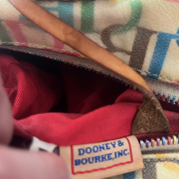 Dooney & Bourke purse and coin purse bundle with rainbow zipper - Picture 12 of 16